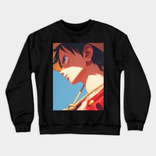 Pirate Odyssey: Anime-Manga Legacy, Mythical Islands, and Swashbuckling Excitement Crewneck Sweatshirt